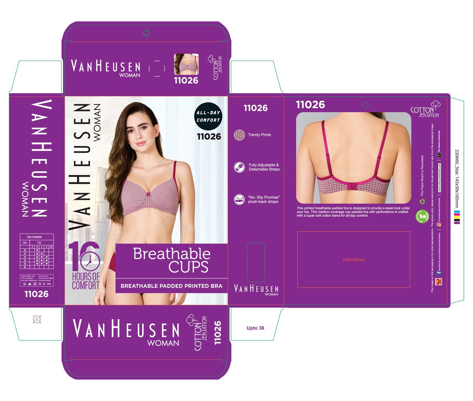 Van Heusen Breathable Cups artwork